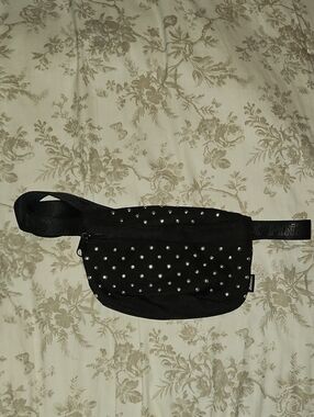 Victoria Secret PINK Studded Black Fanny Pack